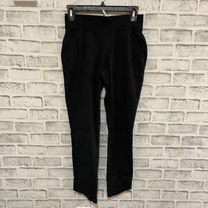 Women’s Columbia Omni-shield advanced repellency gray black diagonal hem pants S
